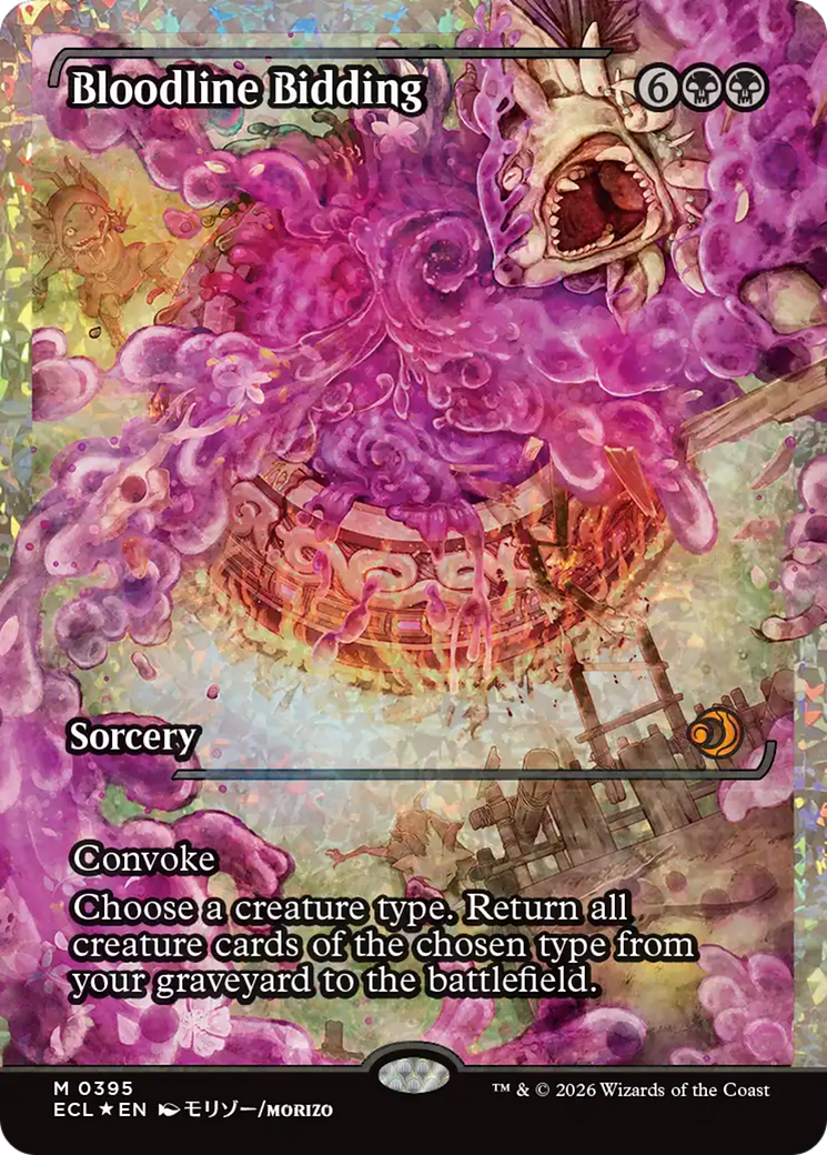 Bloodline Bidding (Showcase) (Fracture Foil) - Lorwyn Eclipsed