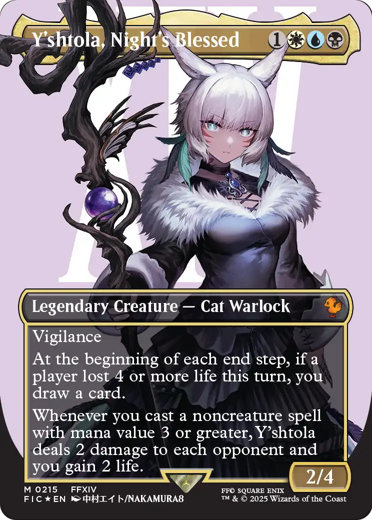 Y'shtola, Night's Blessed (Borderless) FOIL 0207 FINAL FANTASY M