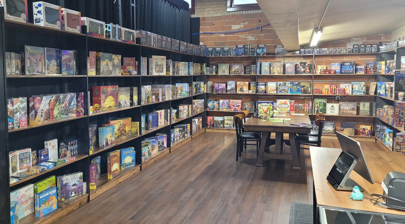 Game table by Main Checkout Station