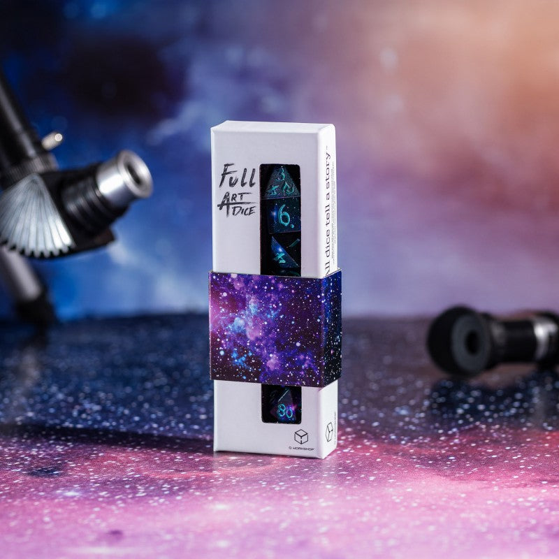 QWorkshop Full Art Dice Set Nebula (Pre-Order)