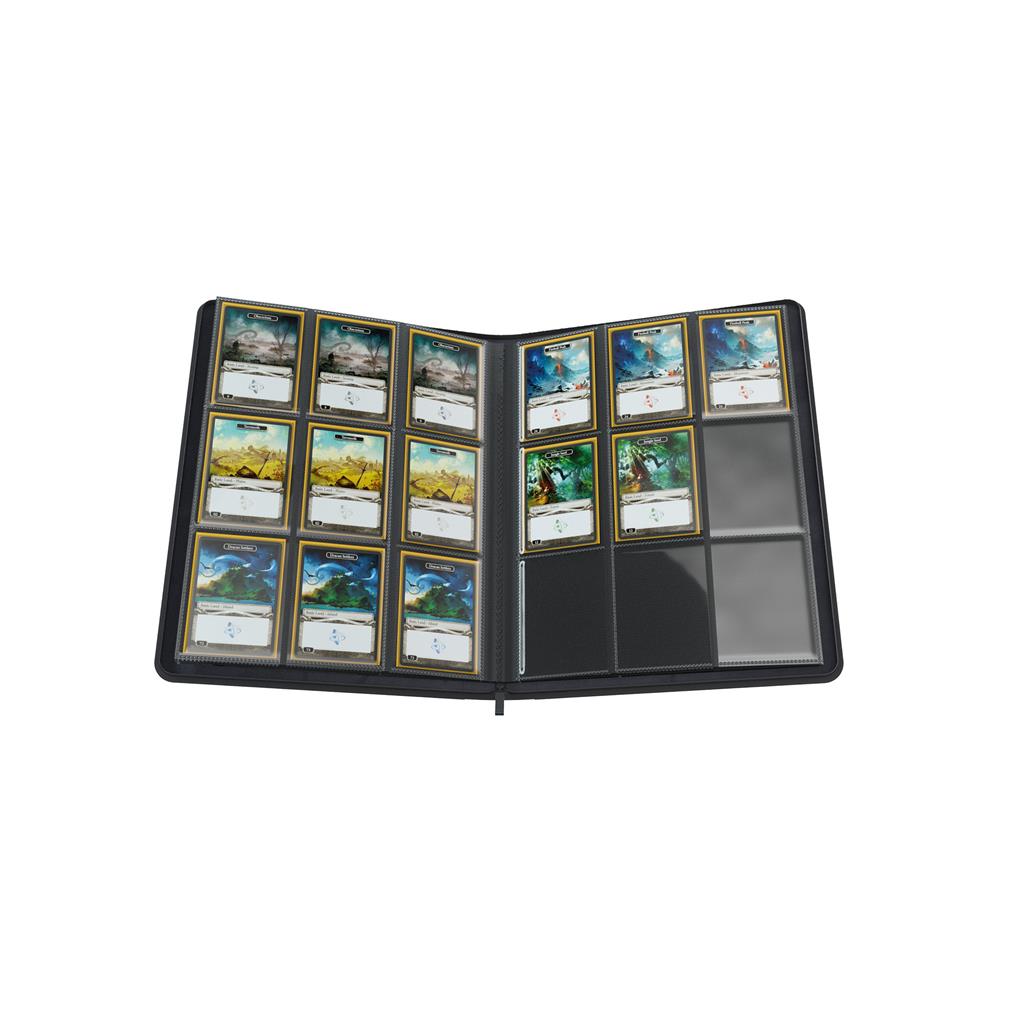 Gamegenic: Zip-Up Album 18-Pocket: Black with cards
