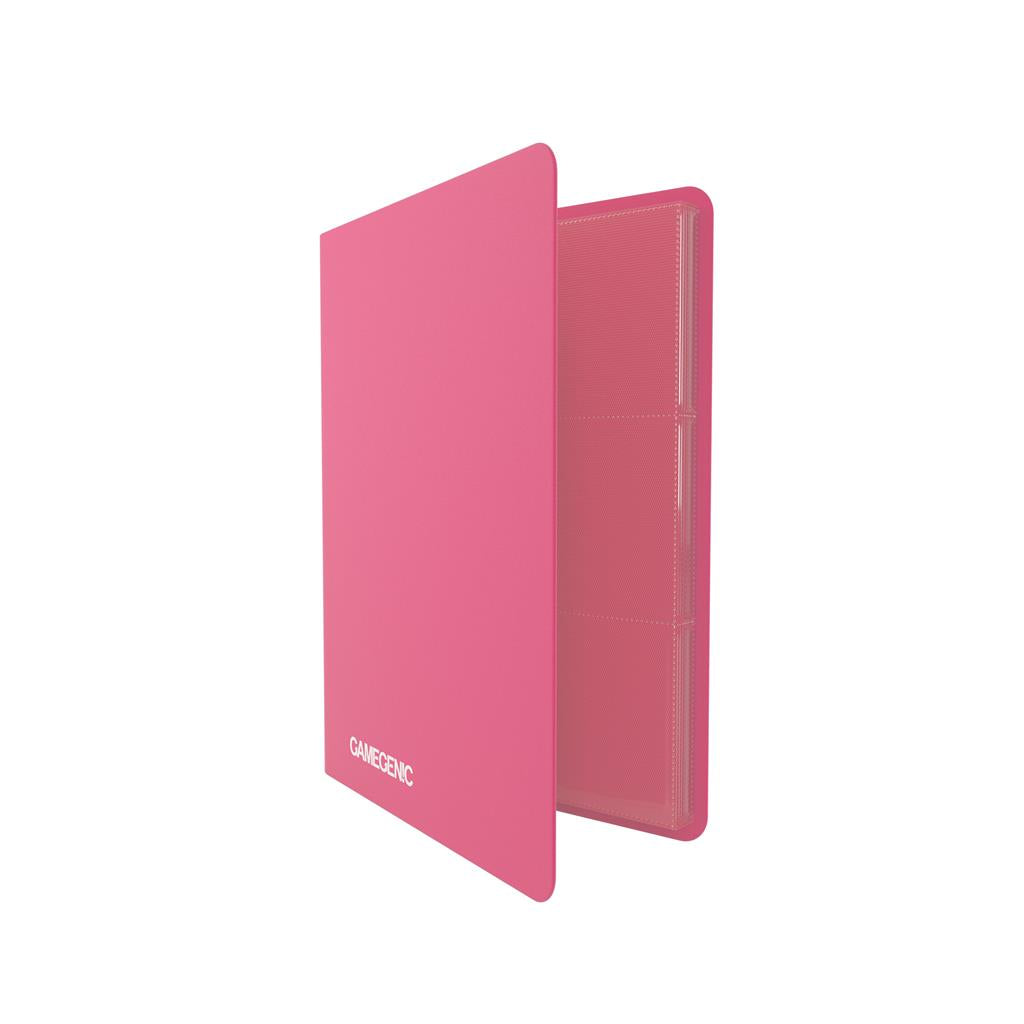 Gamegenic: Casual Album 18-pocket Pink open showing card pages