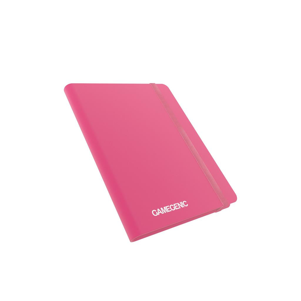 Gamegenic: Casual Album 18-pocket Pink side view with elastic closure