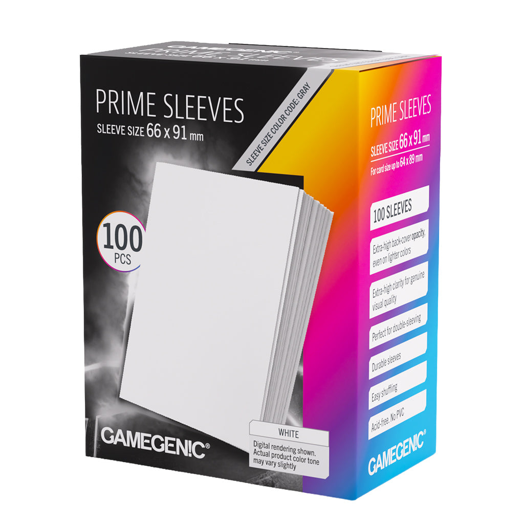 Gamegenic: Prime Sleeves White