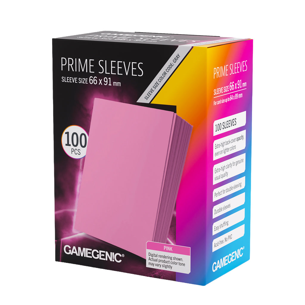 Gamegenic: Prime Sleeves Pink