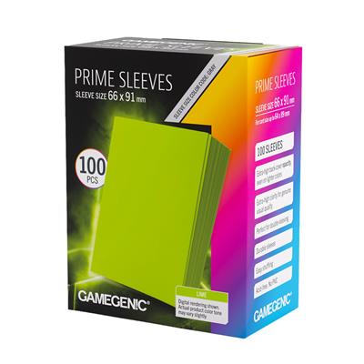 Gamegenic: Prime Sleeves Lime