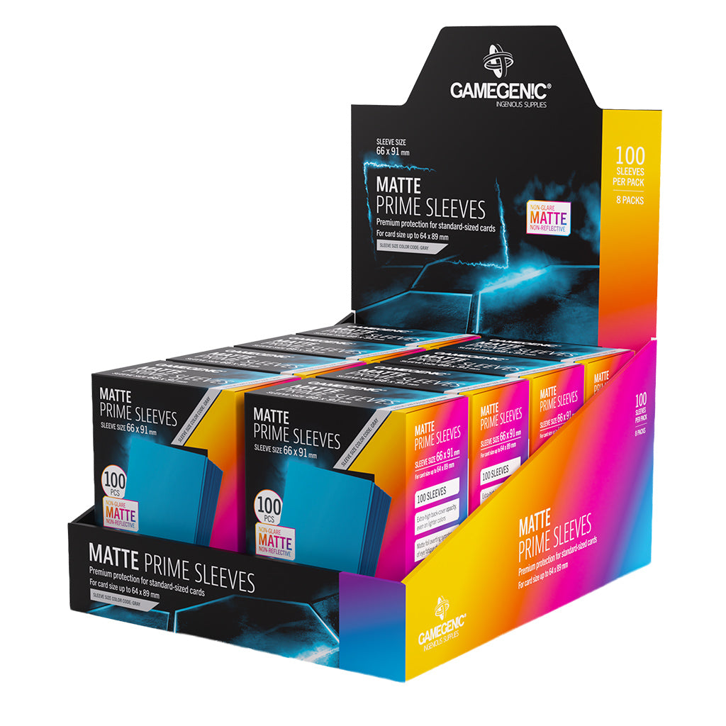 Matte Prime Sleeves Blue 66x91