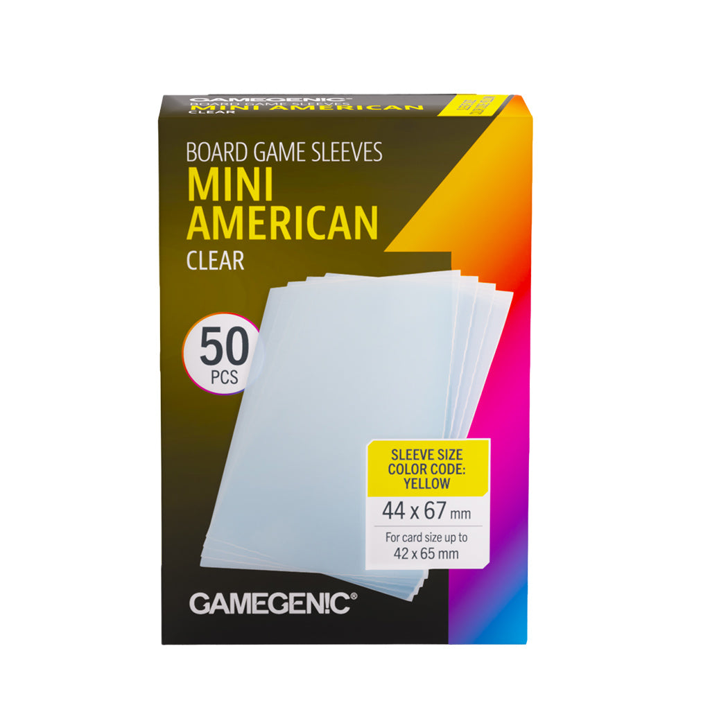 Board Game Sleeves Mini American Clear | Elderwoods