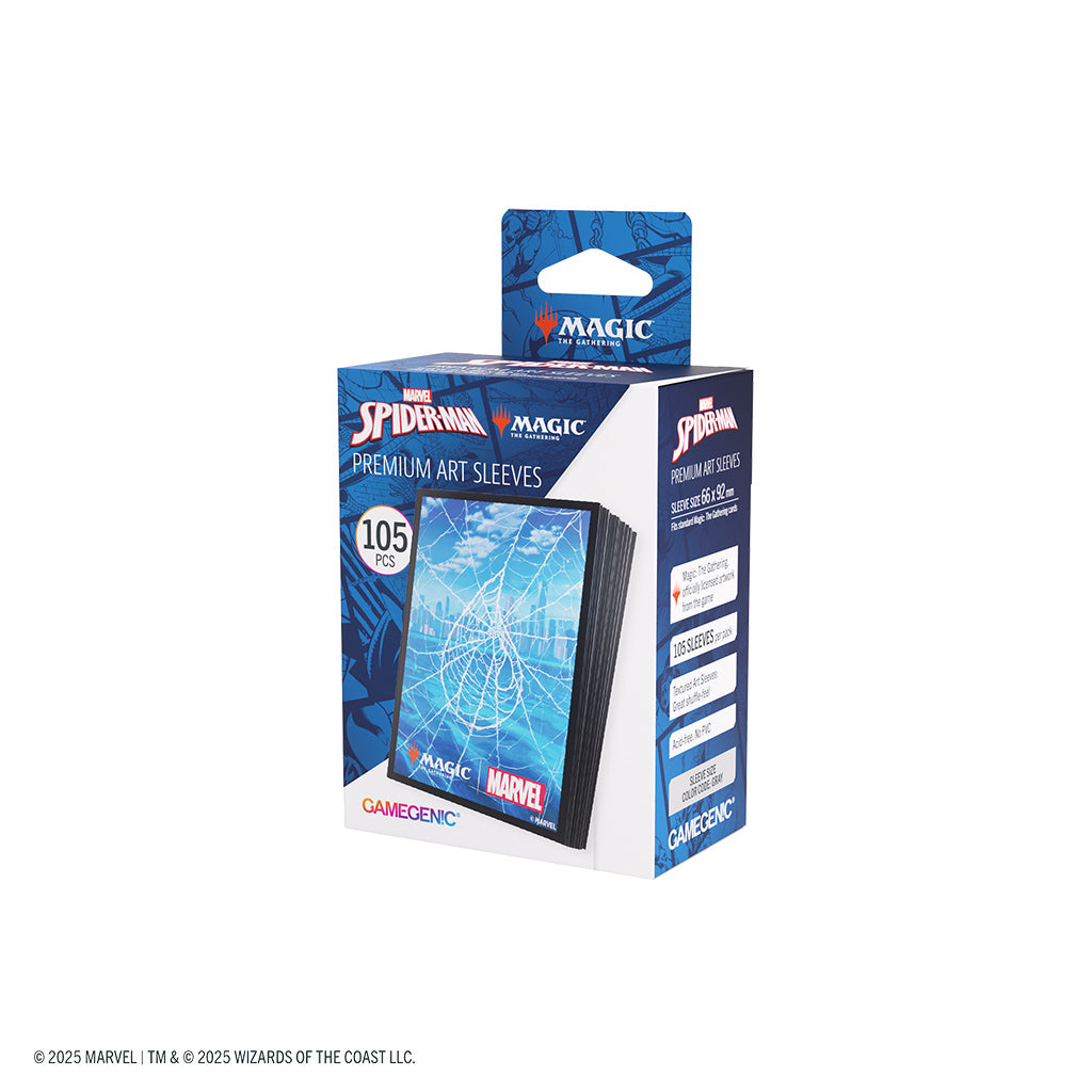 MTG: Marvel's Spider-Man Premium Art Sleeves - Spider-Man - Island (Pre-Order)