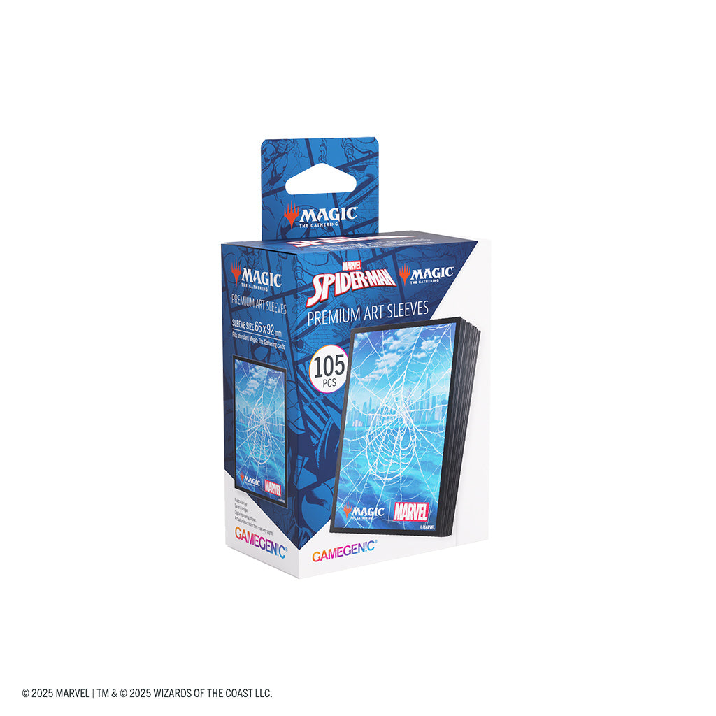 MTG: Marvel's Spider-Man Premium Art Sleeves - Spider-Man - Island (Pre-Order)