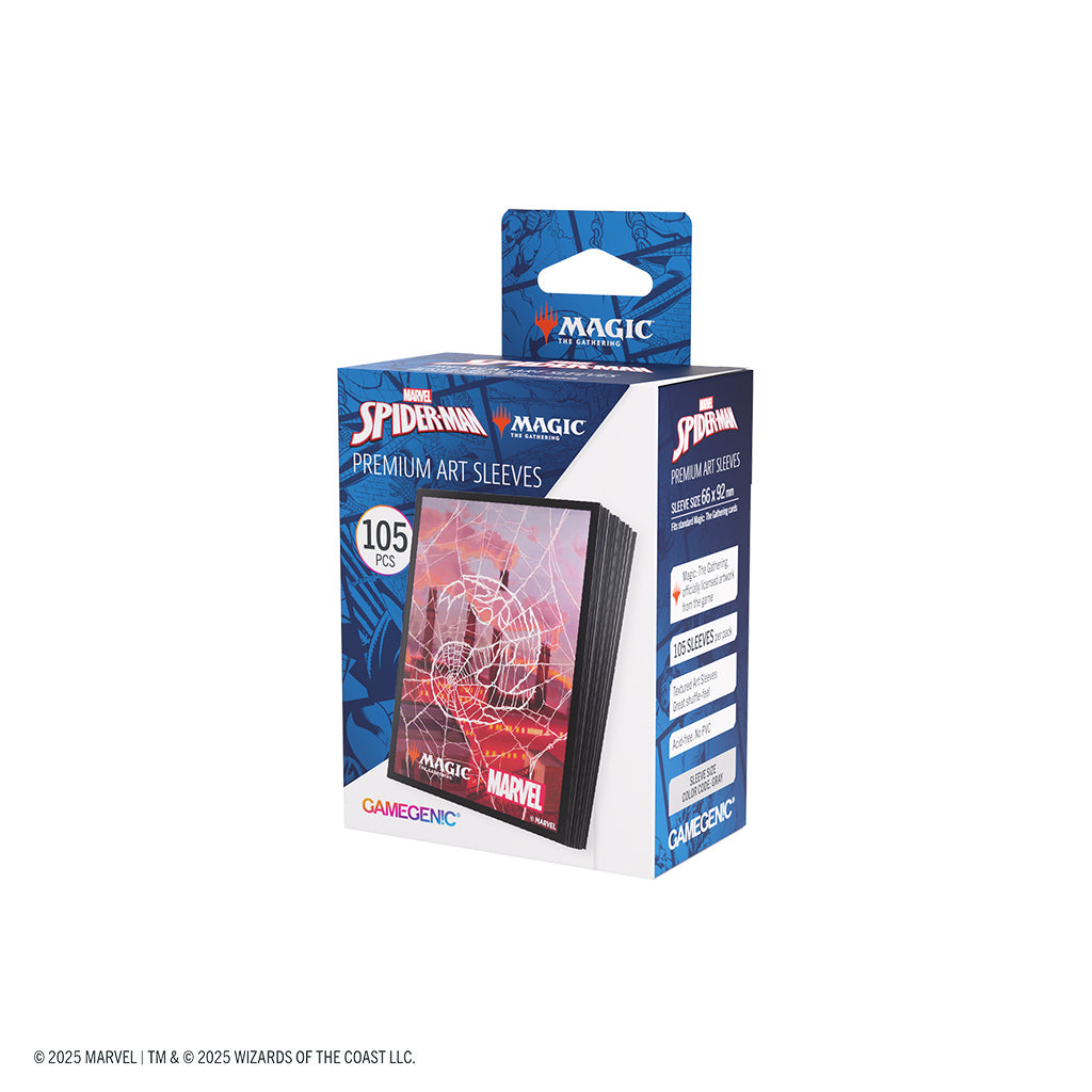 MTG: Marvel's Spider-Man Premium Art Sleeves - Spider-Man - Mountain (Pre-Order)