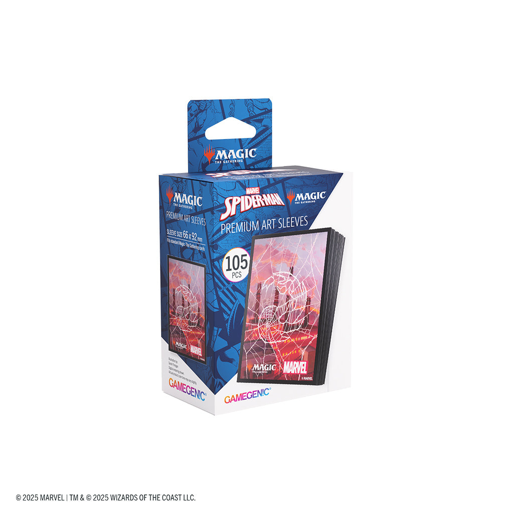 MTG: Marvel's Spider-Man Premium Art Sleeves - Spider-Man - Mountain (Pre-Order)
