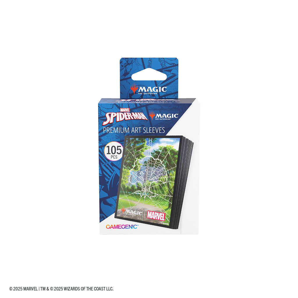 MTG: Marvel's Spider-Man Premium Art Sleeves - Spider-Man - Forest (Pre-Order)