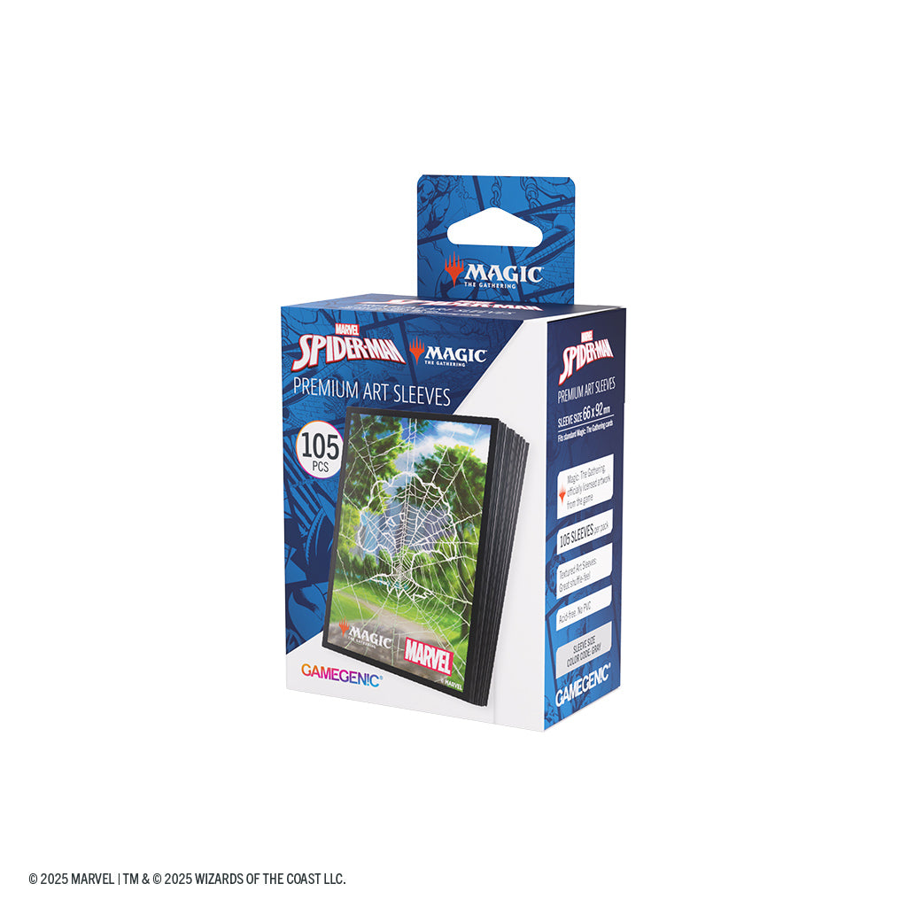 MTG: Marvel's Spider-Man Premium Art Sleeves - Spider-Man - Forest (Pre-Order)