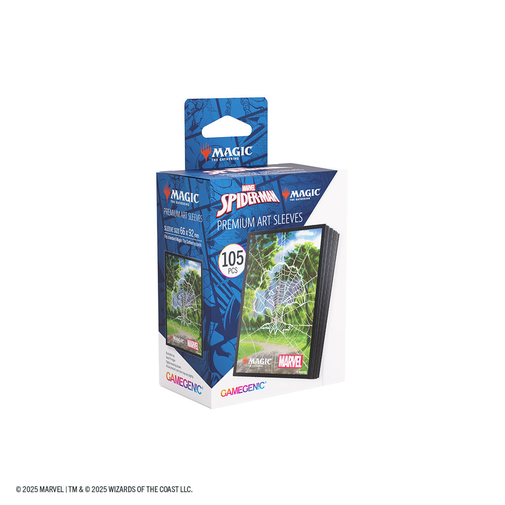 MTG: Marvel's Spider-Man Premium Art Sleeves - Spider-Man - Forest (Pre-Order)