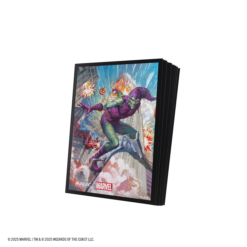 MTG: Marvel's Spider-Man Premium Art Sleeves - Green Goblin (Pre-Order)