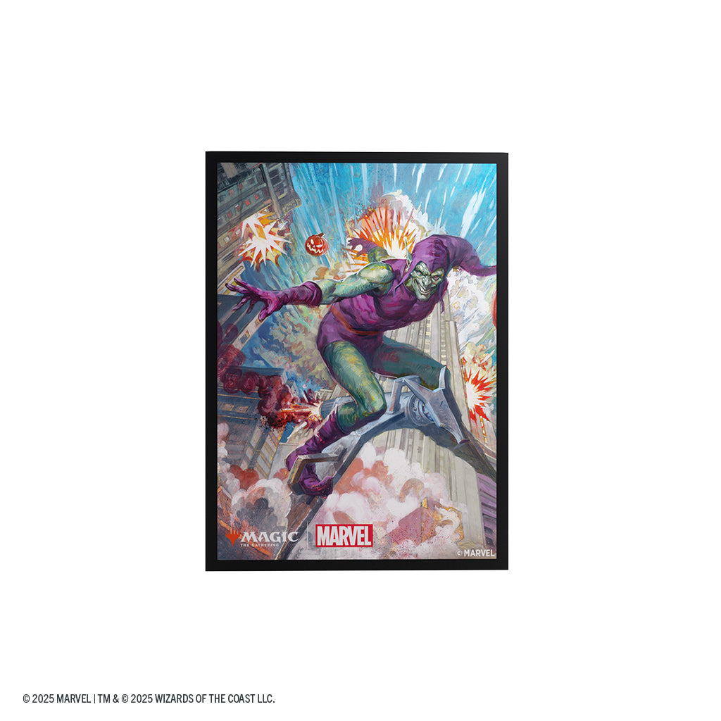 MTG: Marvel's Spider-Man Premium Art Sleeves - Green Goblin (Pre-Order)