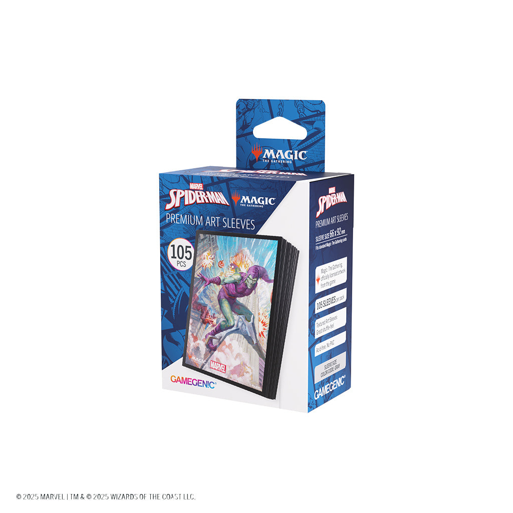 MTG: Marvel's Spider-Man Premium Art Sleeves - Green Goblin (Pre-Order)