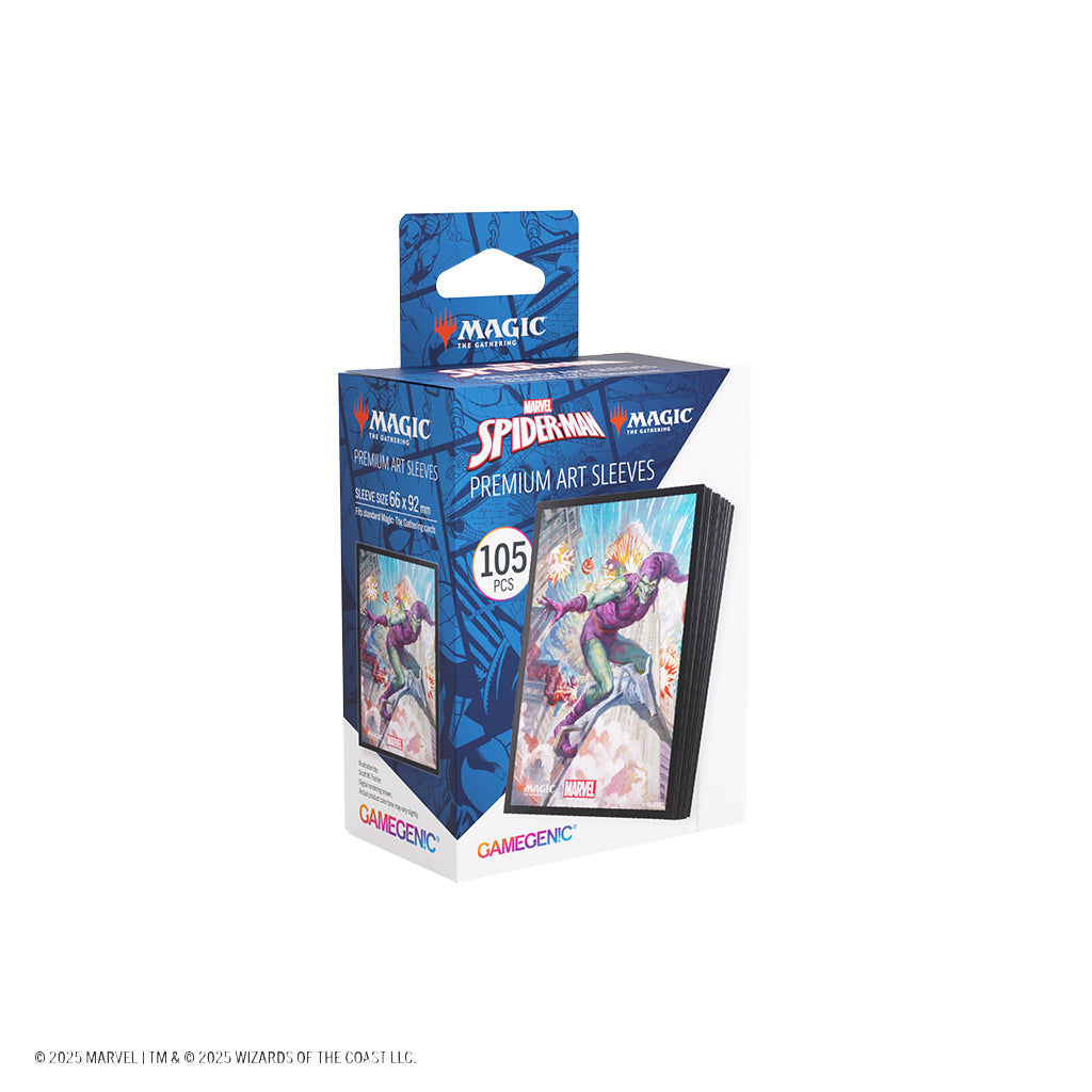 MTG: Marvel's Spider-Man Premium Art Sleeves - Green Goblin (Pre-Order)