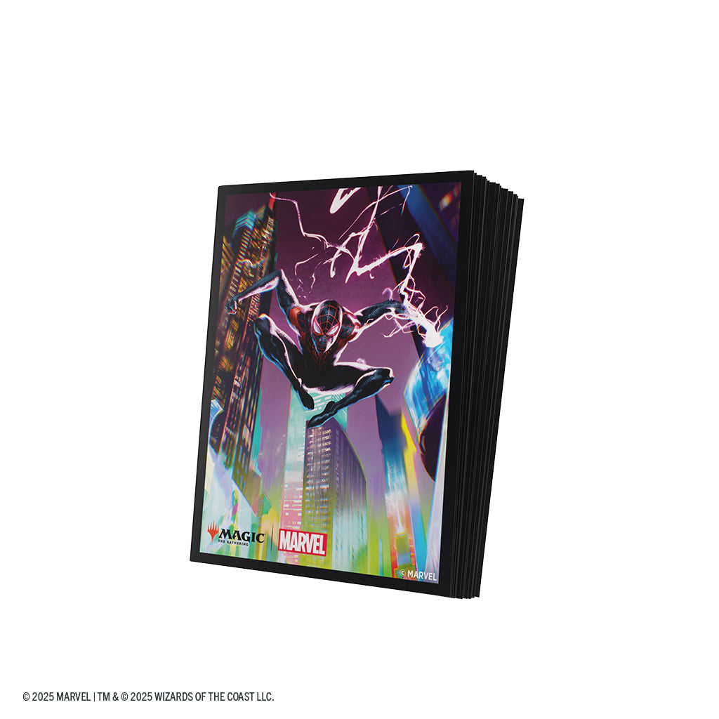 MTG: Marvel's Spider-Man Premium Art Sleeves - Spider-Man - Miles Morales (Pre-Order)