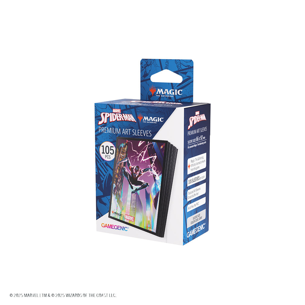 MTG: Marvel's Spider-Man Premium Art Sleeves - Spider-Man - Miles Morales (Pre-Order)