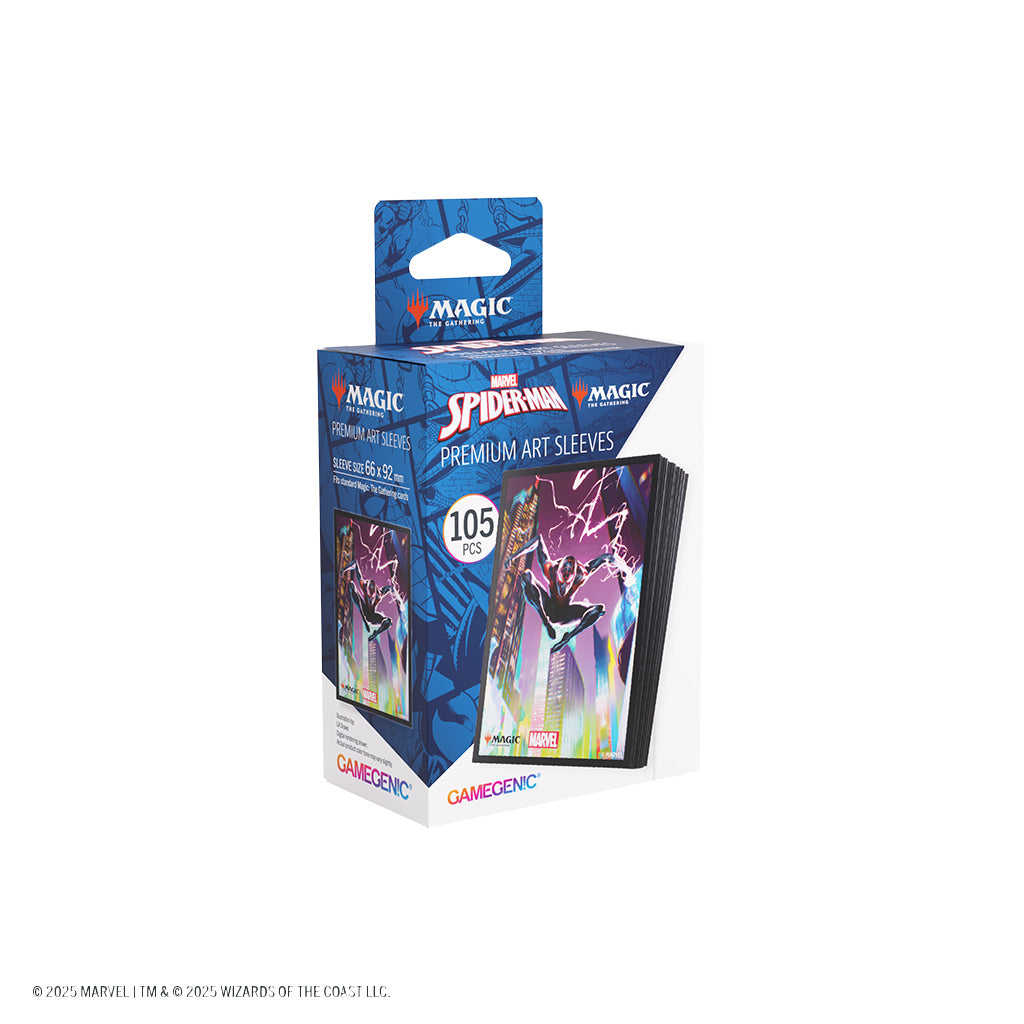 MTG: Marvel's Spider-Man Premium Art Sleeves - Spider-Man - Miles Morales (Pre-Order)