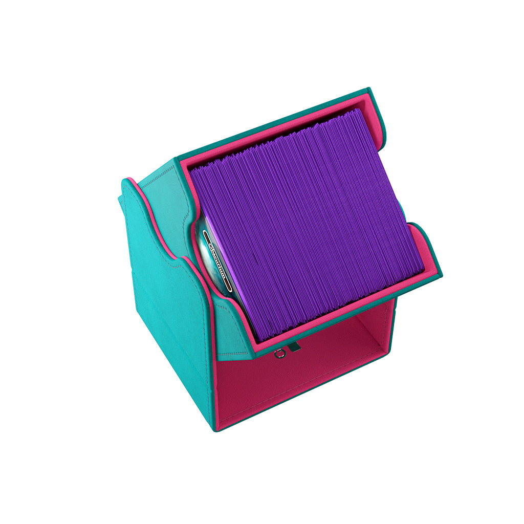 Squire 100+ XL Convertible Teal/Pink featuring secure magnetic closure system