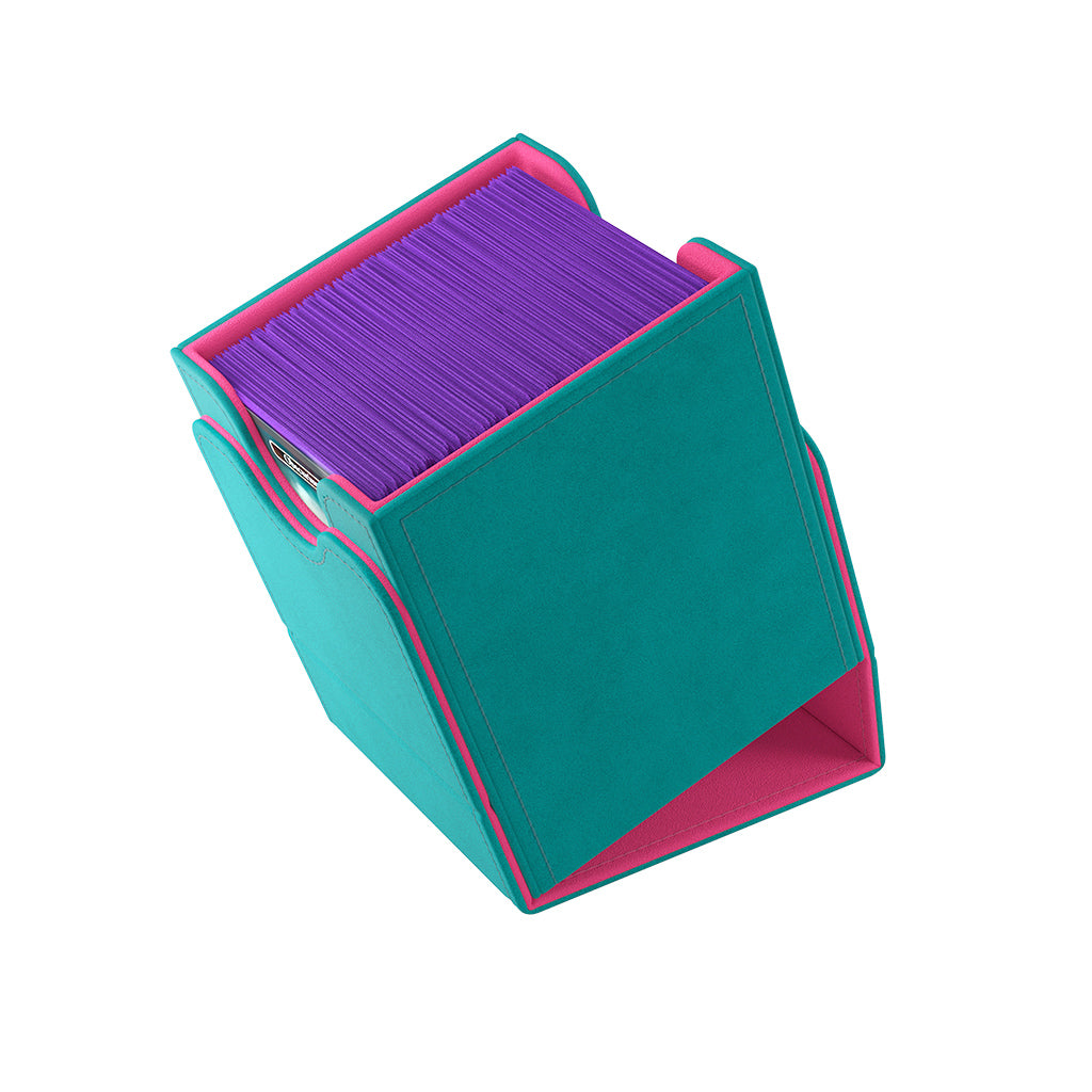 Squire 100+ XL Convertible Teal/Pink demonstrating versatile storage configuration