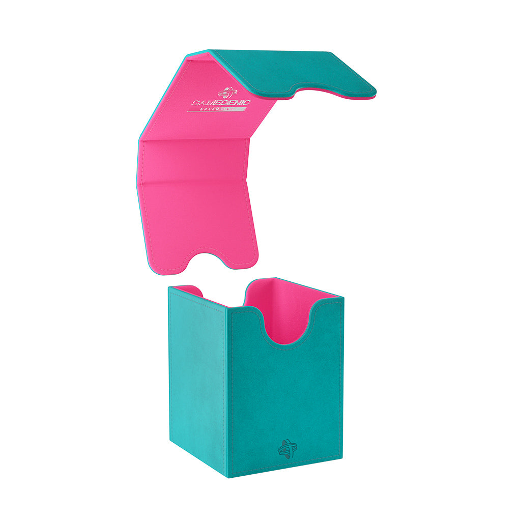 Squire 100+ XL Convertible Teal/Pink displaying interior card storage capacity