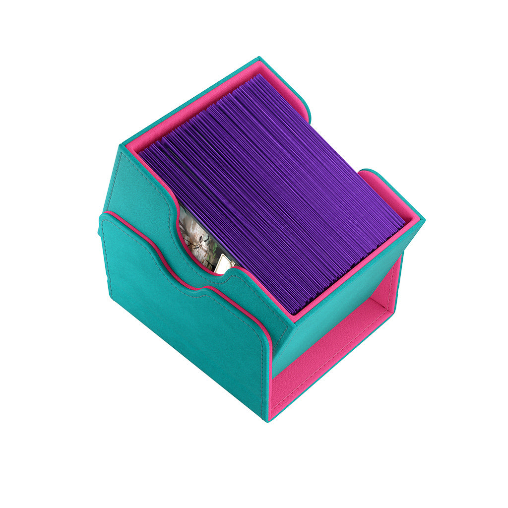 Sidekick 100+ XL Teal/Pink magnetic closure detail