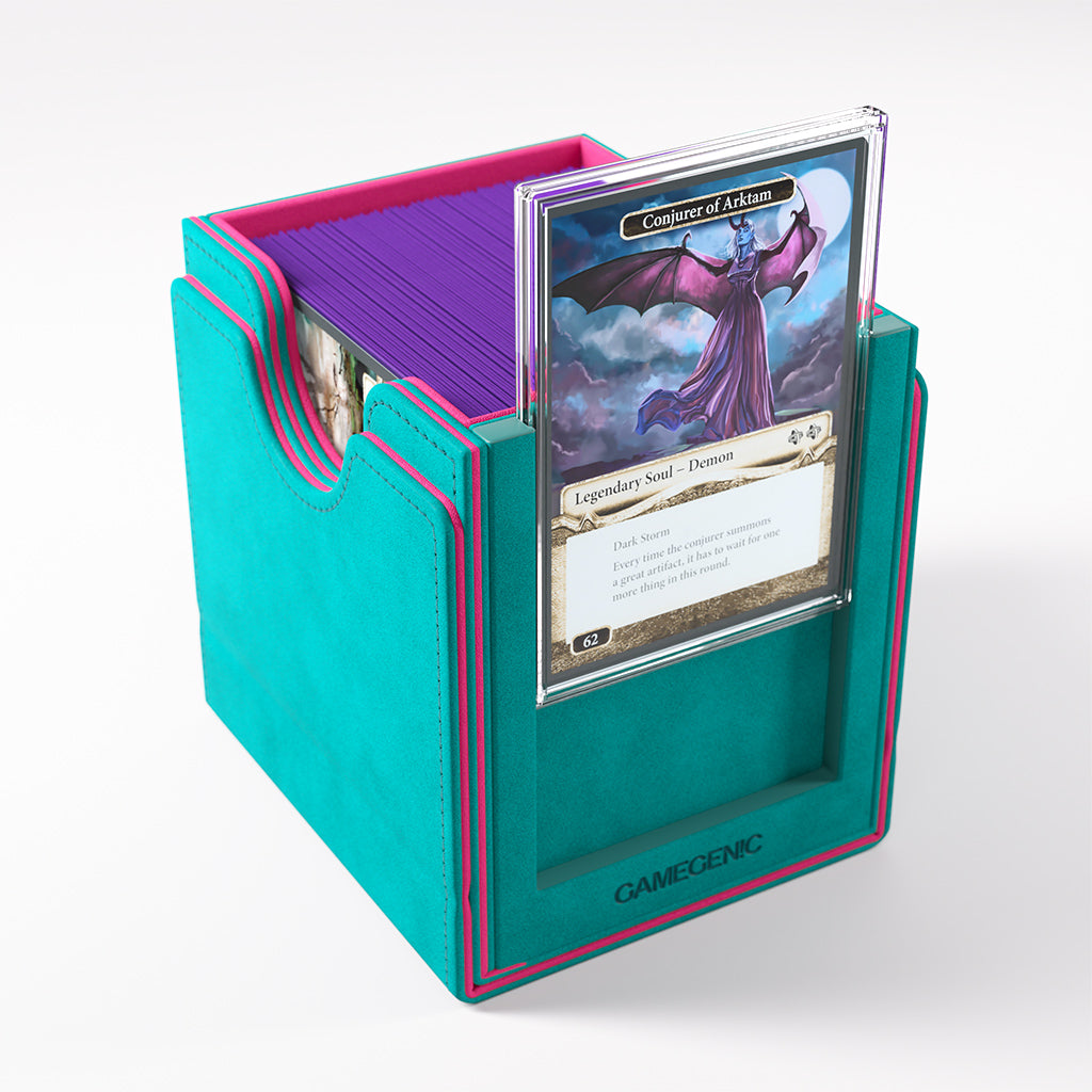 Sidekick Pro 100+ XL Convertible Teal/Pink featuring commander card placement display