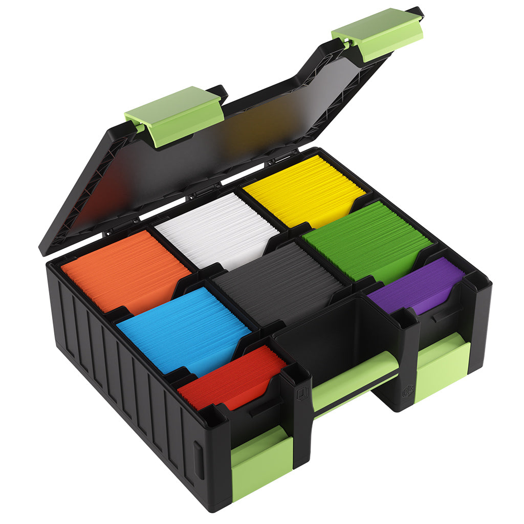 Game Castle - Black / Green storage tower with compartments