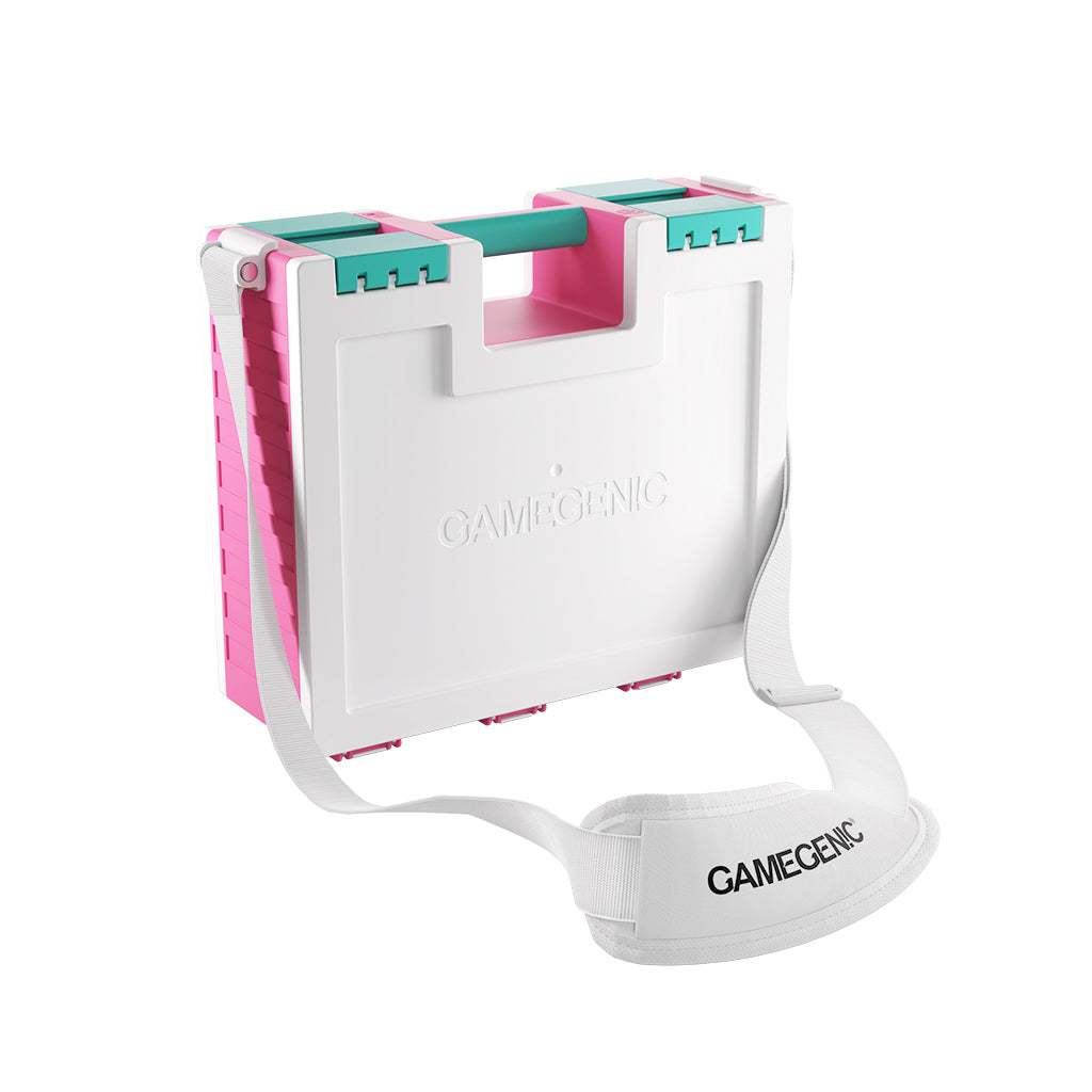 Game Castle - Pink / White / Teal with tri-color design detail