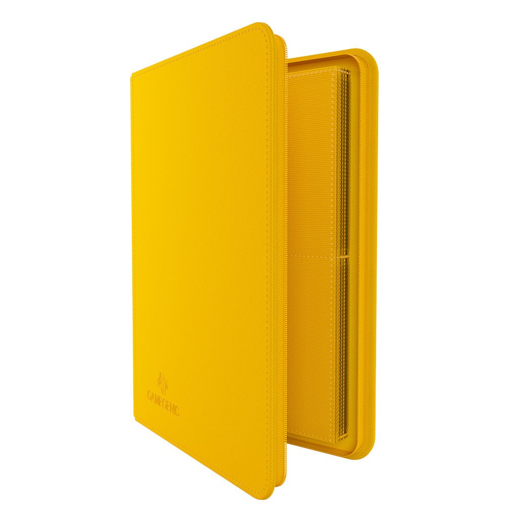Zip-Up Album 8-Pocket Yellow interior pocket layout