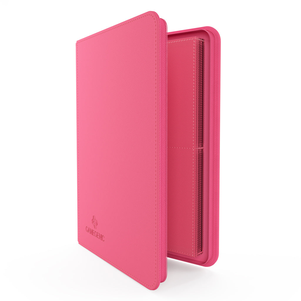 Zip-Up Album 8-Pocket Pink interior pocket layout