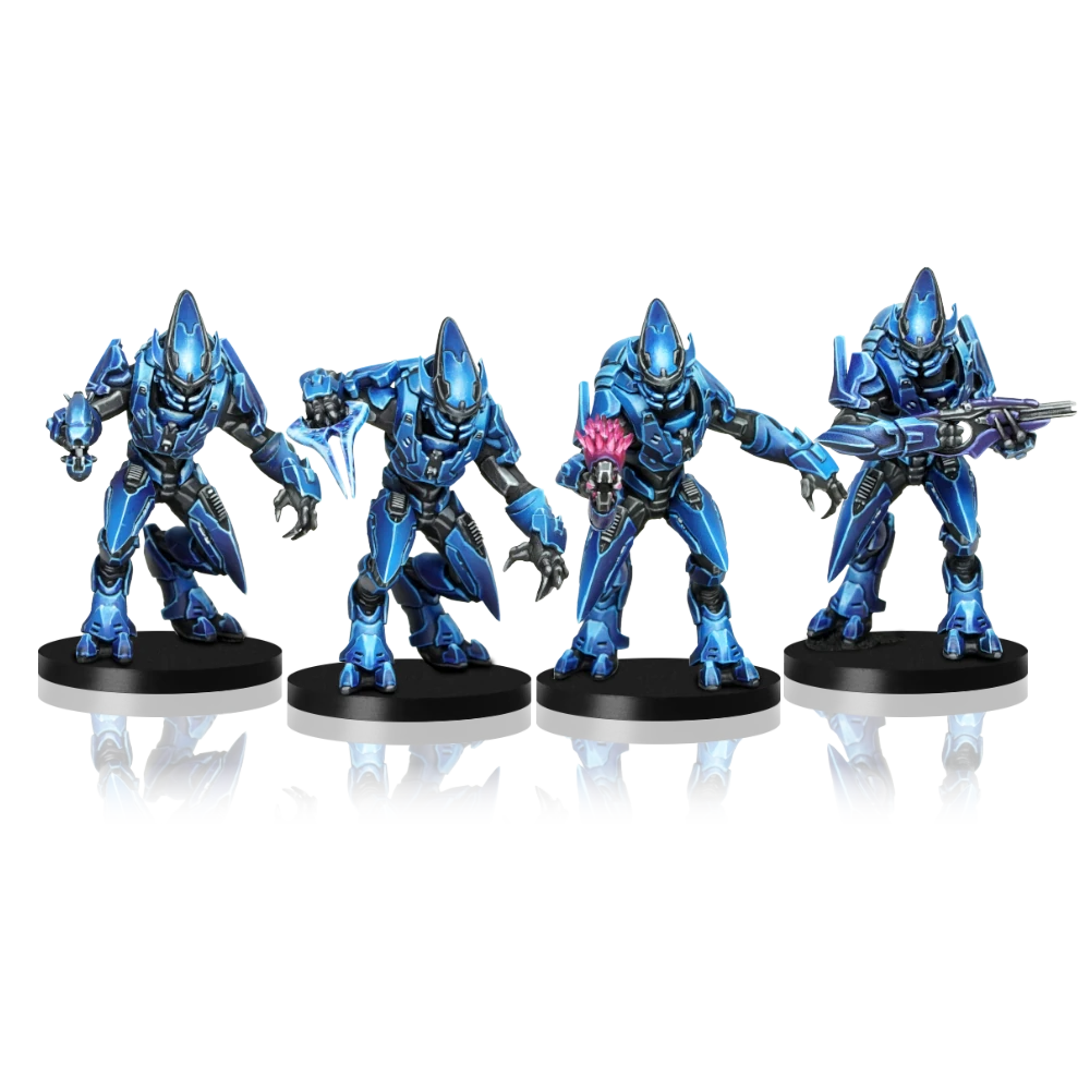 Halo: Flashpoint - Banished Sangheili Mercenaries RPG detailed miniature display