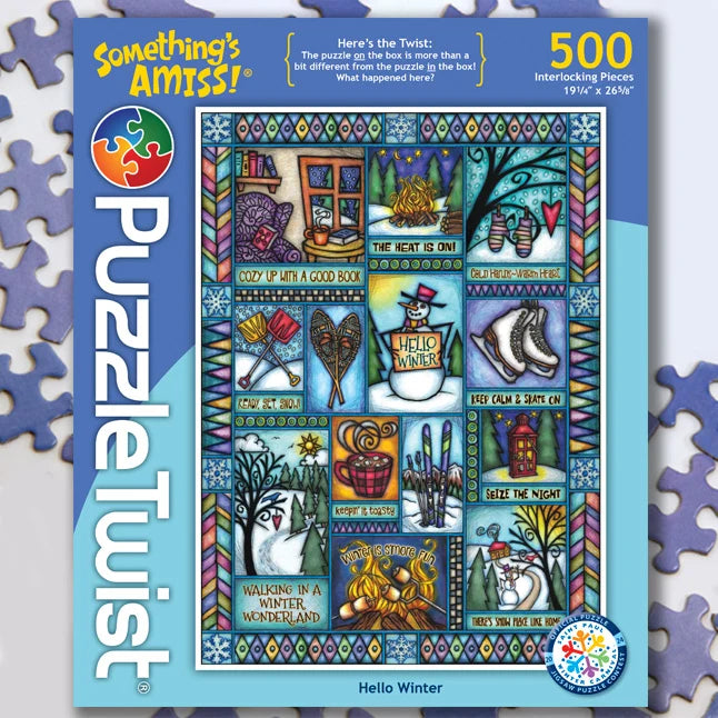 Hello Winter - 500pc Puzzle Twist