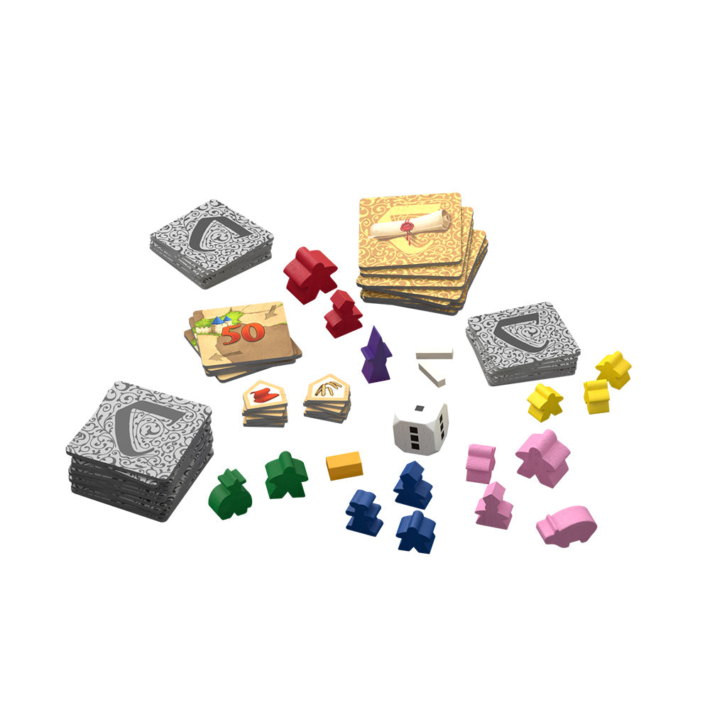 Carcassonne Big Box (V.3.1) 2025 board game tiles and meeples