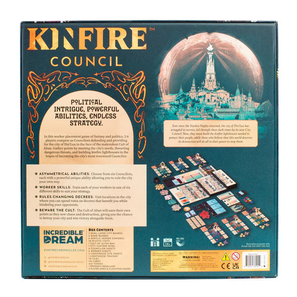 Kinfire Council complete game setup