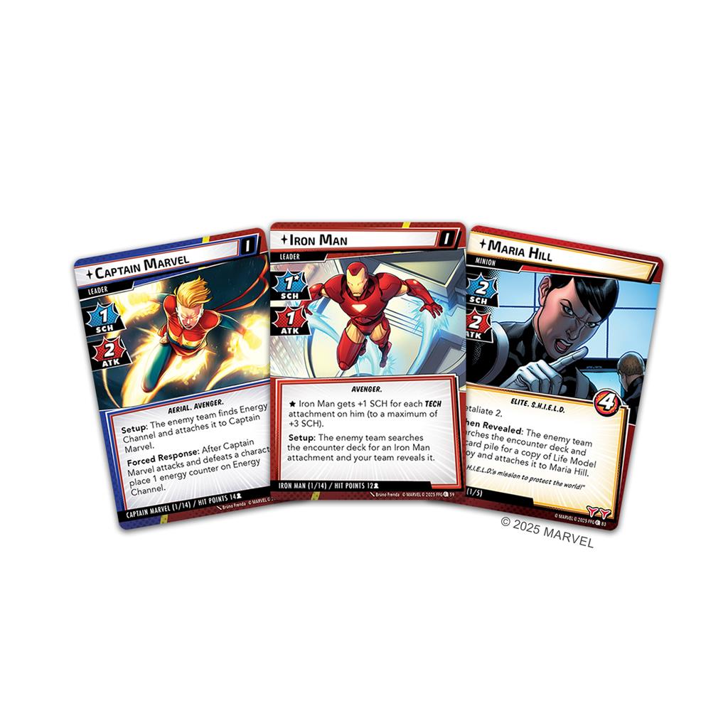 Marvel Champions: The Card Game - Civil War Expansion hero cards and abilities