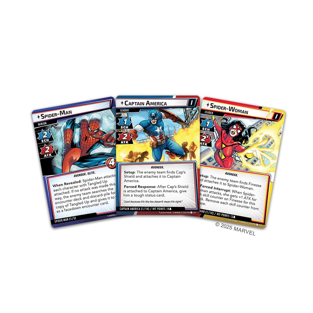 Marvel Champions: The Card Game - Civil War Expansion hero cards
