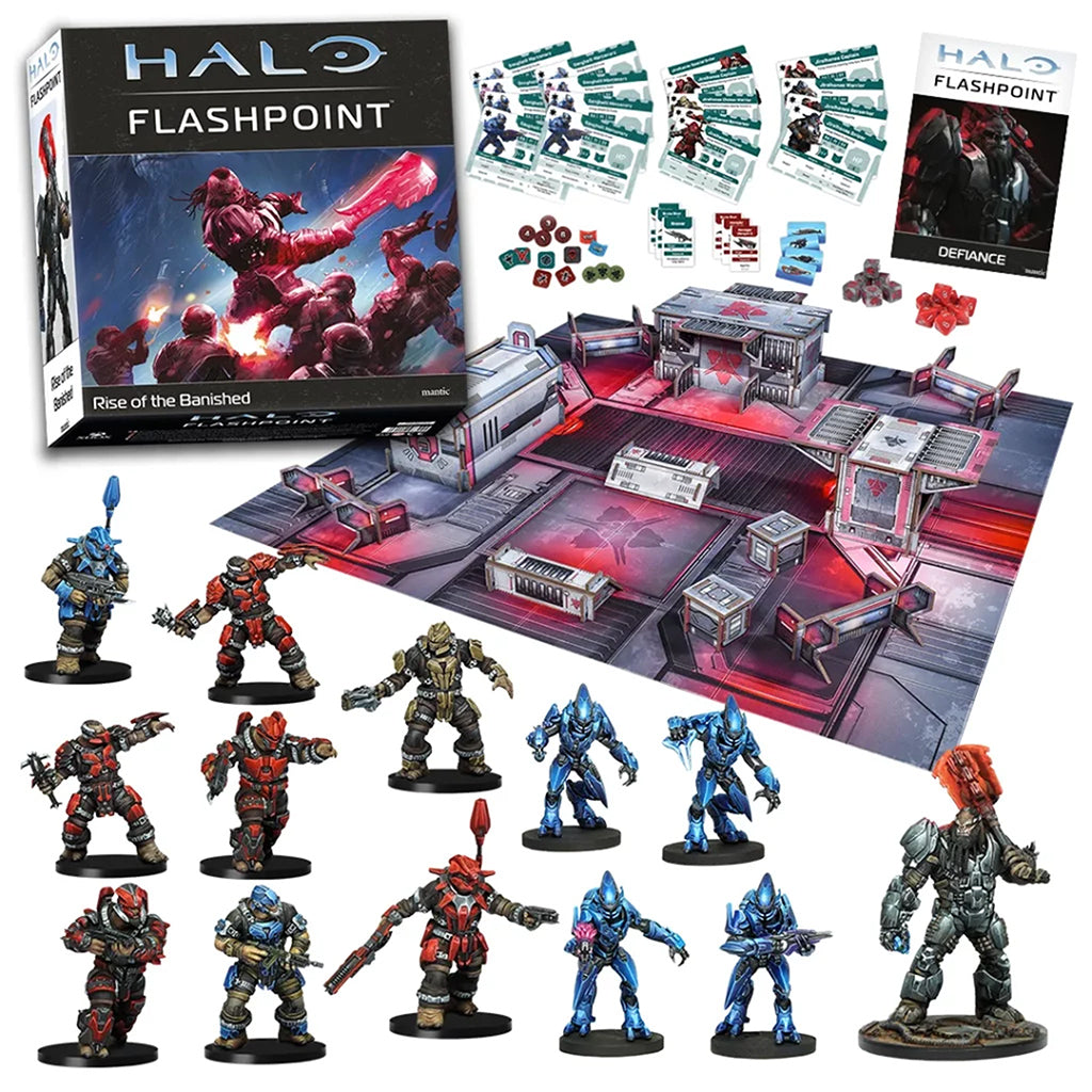 Halo Flashpoint Rise of the Banished with Banished faction miniatures