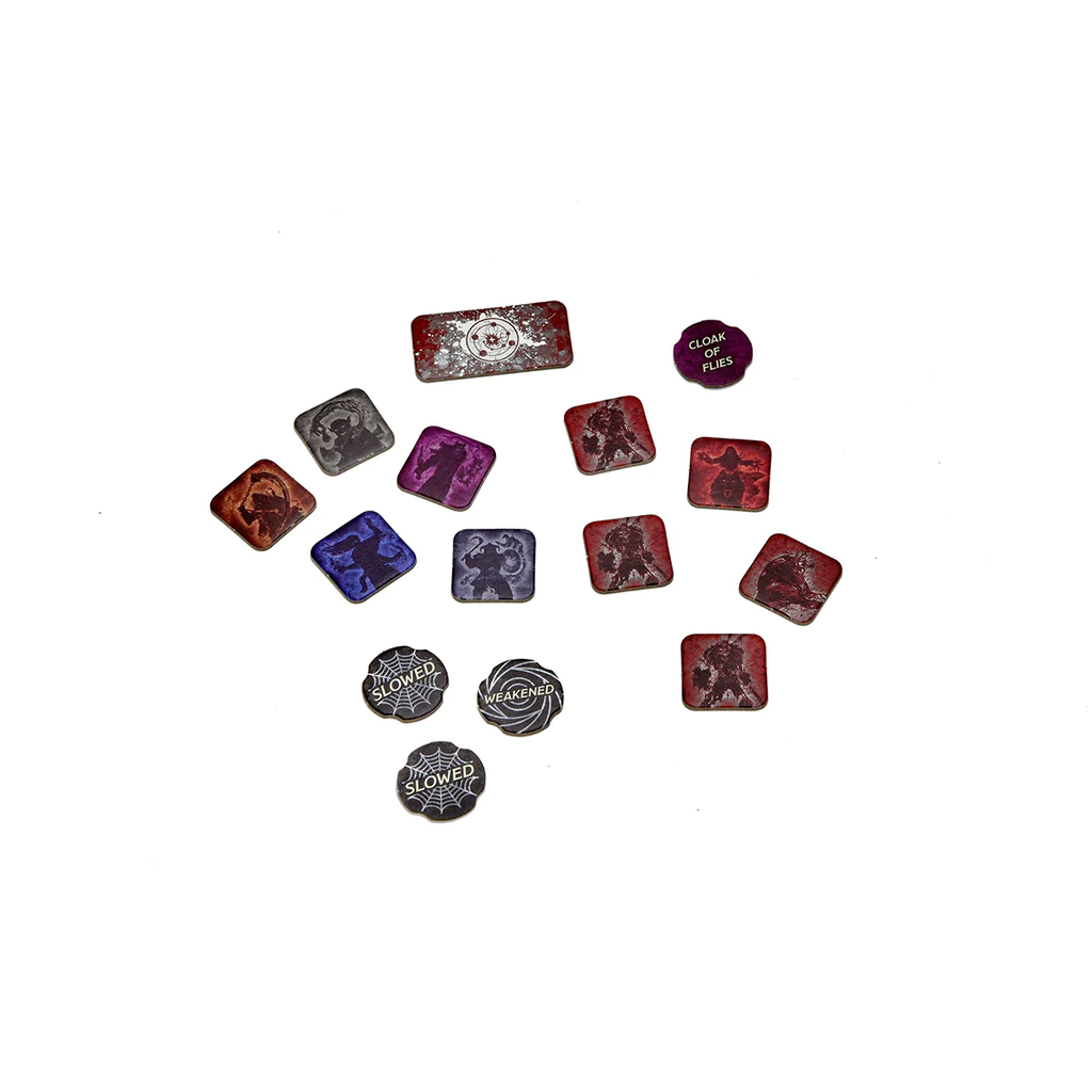 Dungeons & Dragons: Onslaught - Red Wizards Faction Pack game components