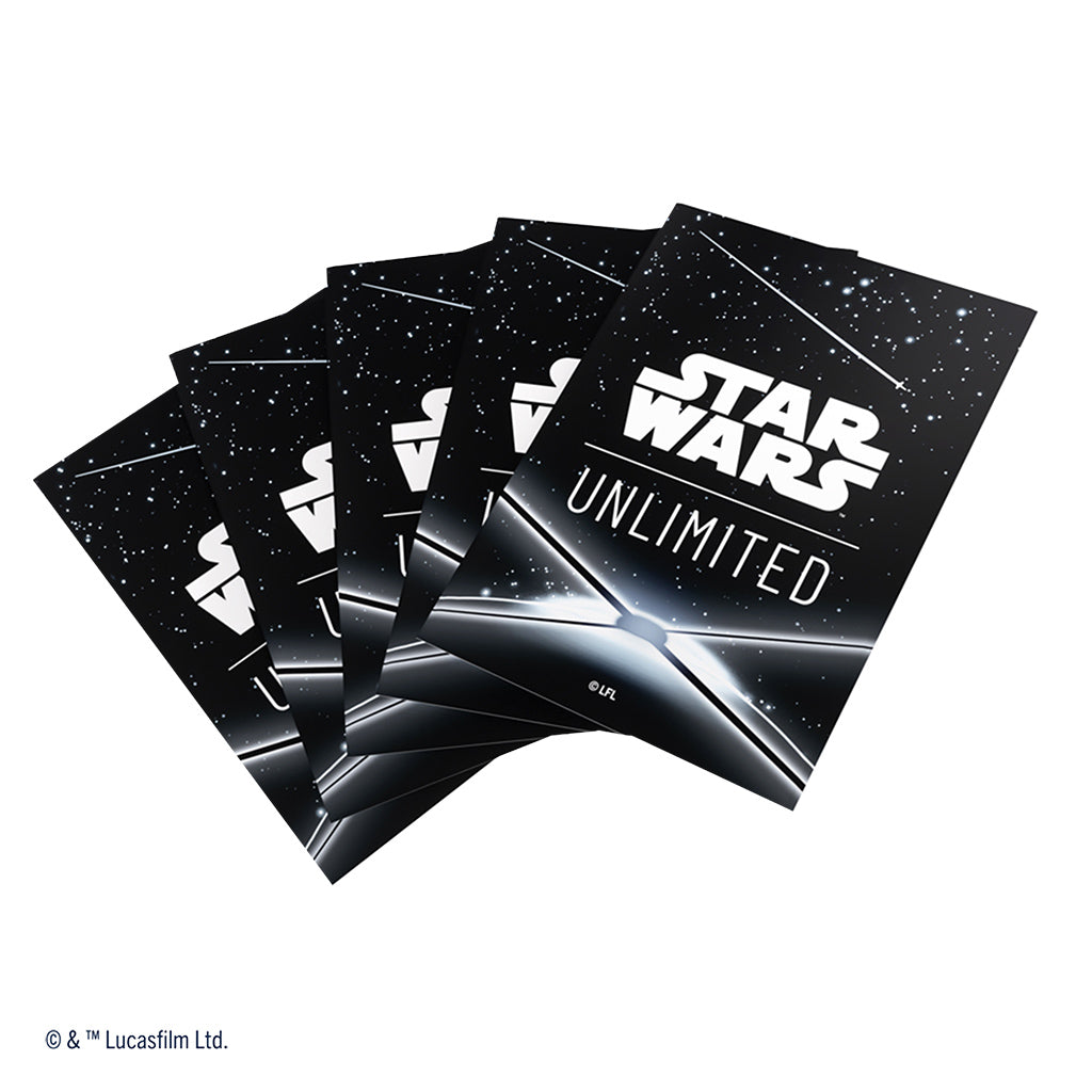 Star Wars: Unlimited Art Sleeves - Card Back Black