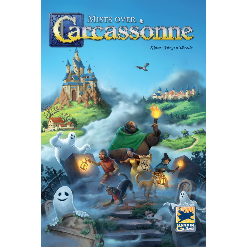 Mists Over Carcassonne board game detailed components