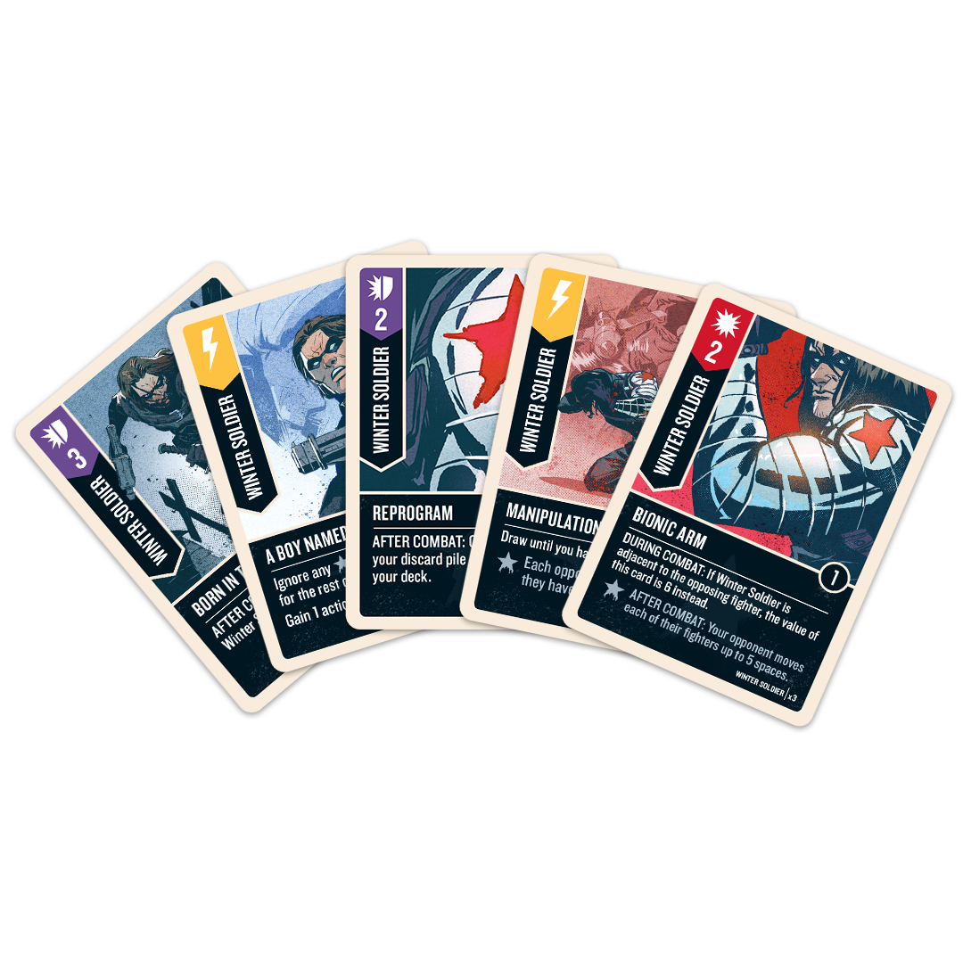 Unmatched: Marvel - For King and Country hero cards