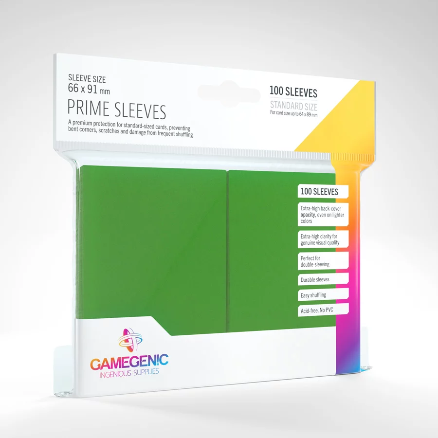 Gamegenic: Prime Sleeves Green