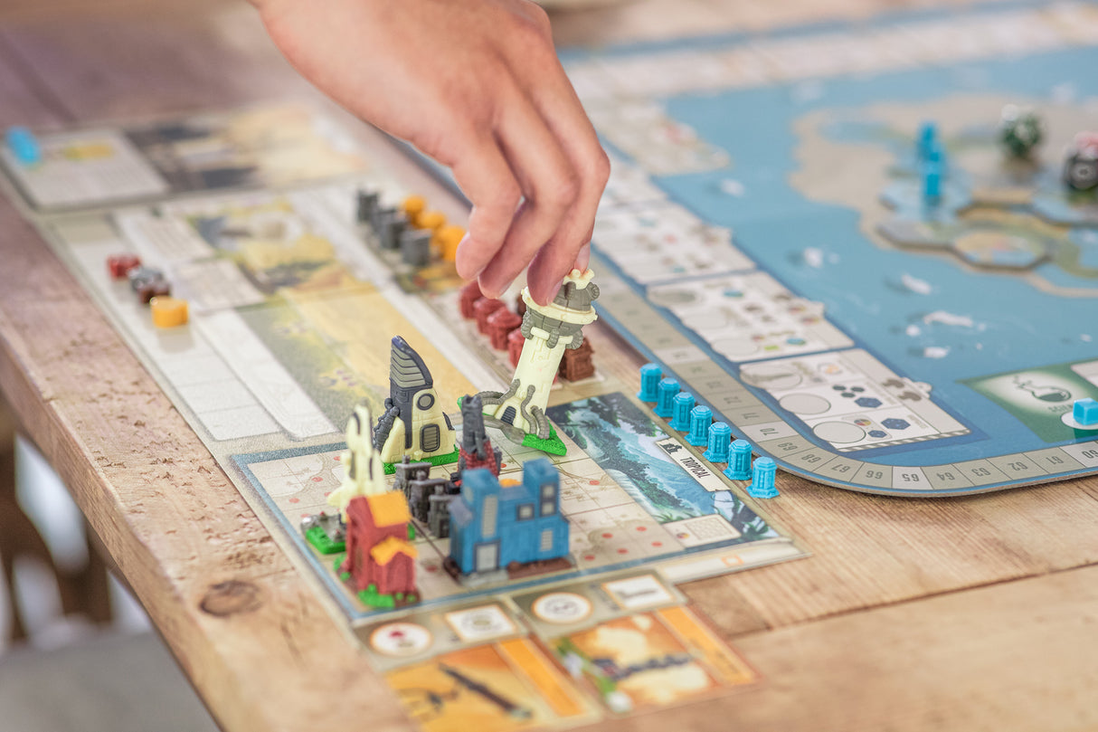 Tapestry player boards and resources