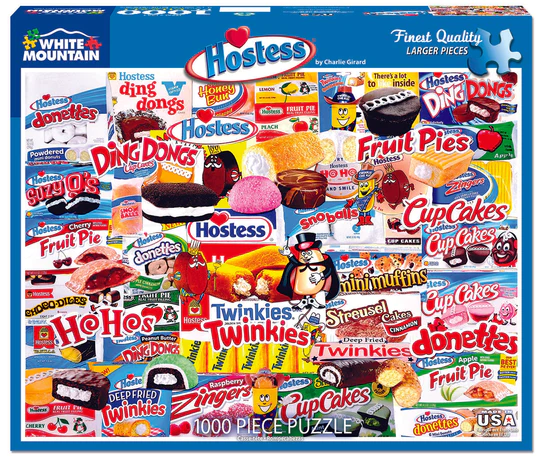 Hostess - 1000 Piece Jigsaw Puzzle White Mountain