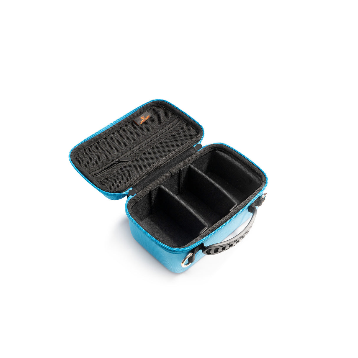 Gamegenic: Game Shell 250plus Blue open view with card storage